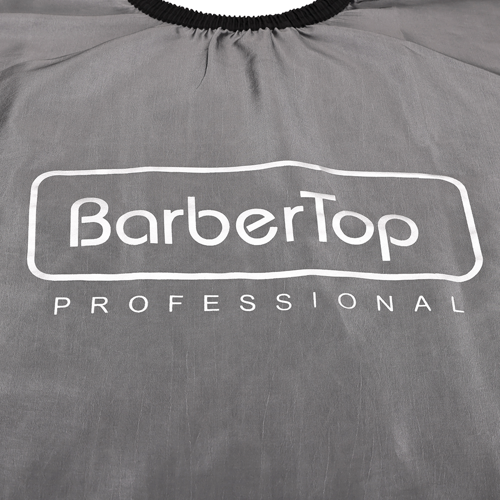metallic barber cape
